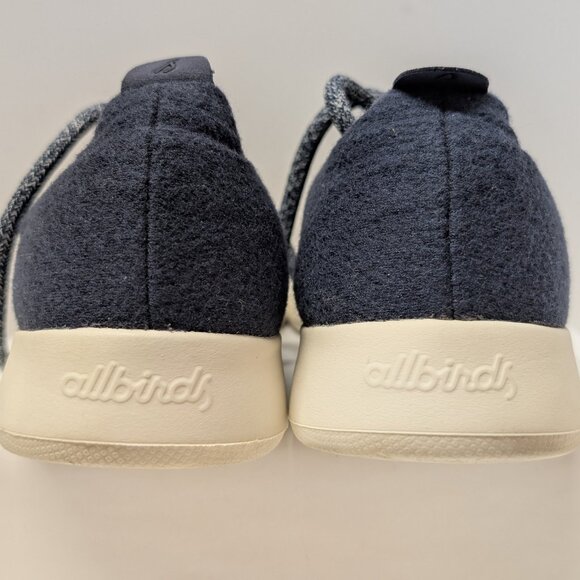 Allbirds Wool Runners in Tuke Midnight (Cream Sole) - Picture 10 of 16